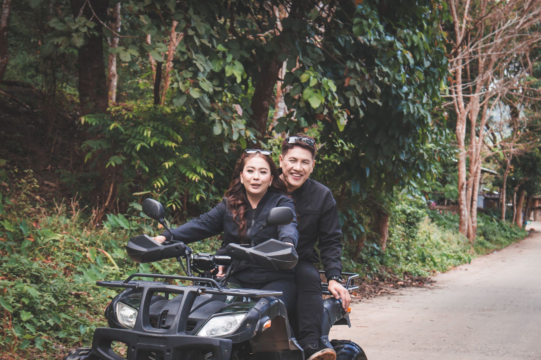 quad bike adventure forest