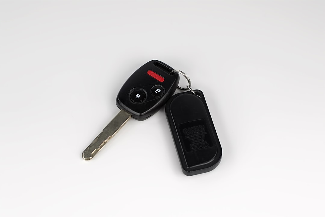 Auto insurance documents with car keys