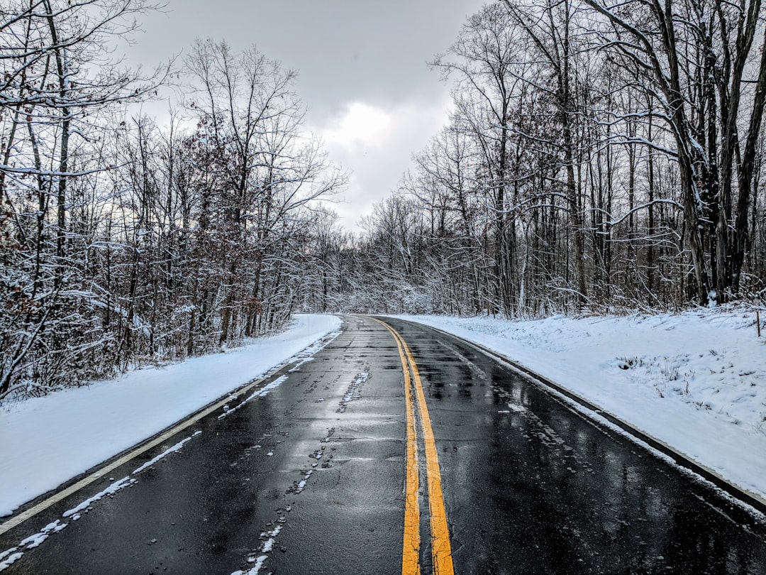 Ohio winter driving in snow