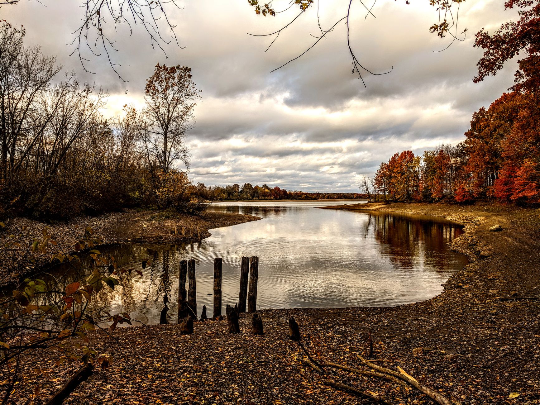 Scioto River near Portsmouth Ohio community