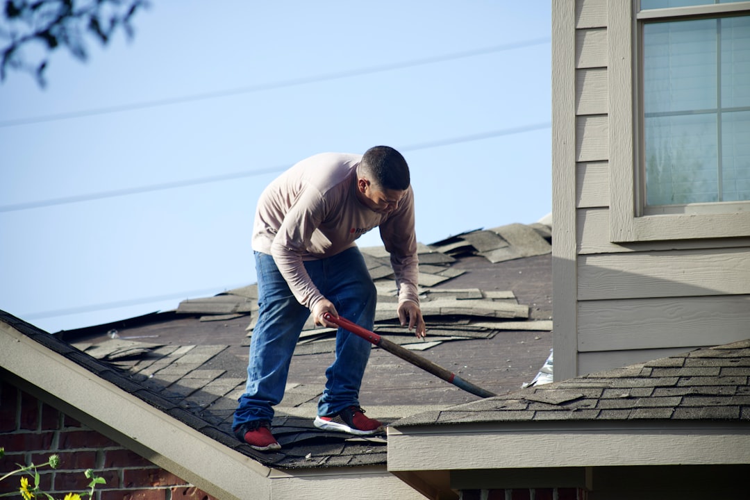 House roof inspection after storm damage