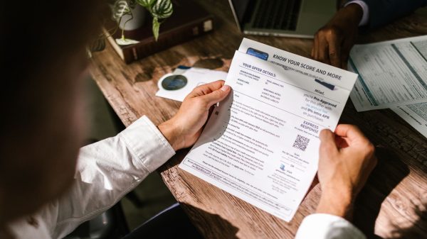 credit score document report