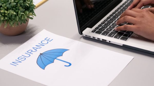 comparing insurance quotes laptop