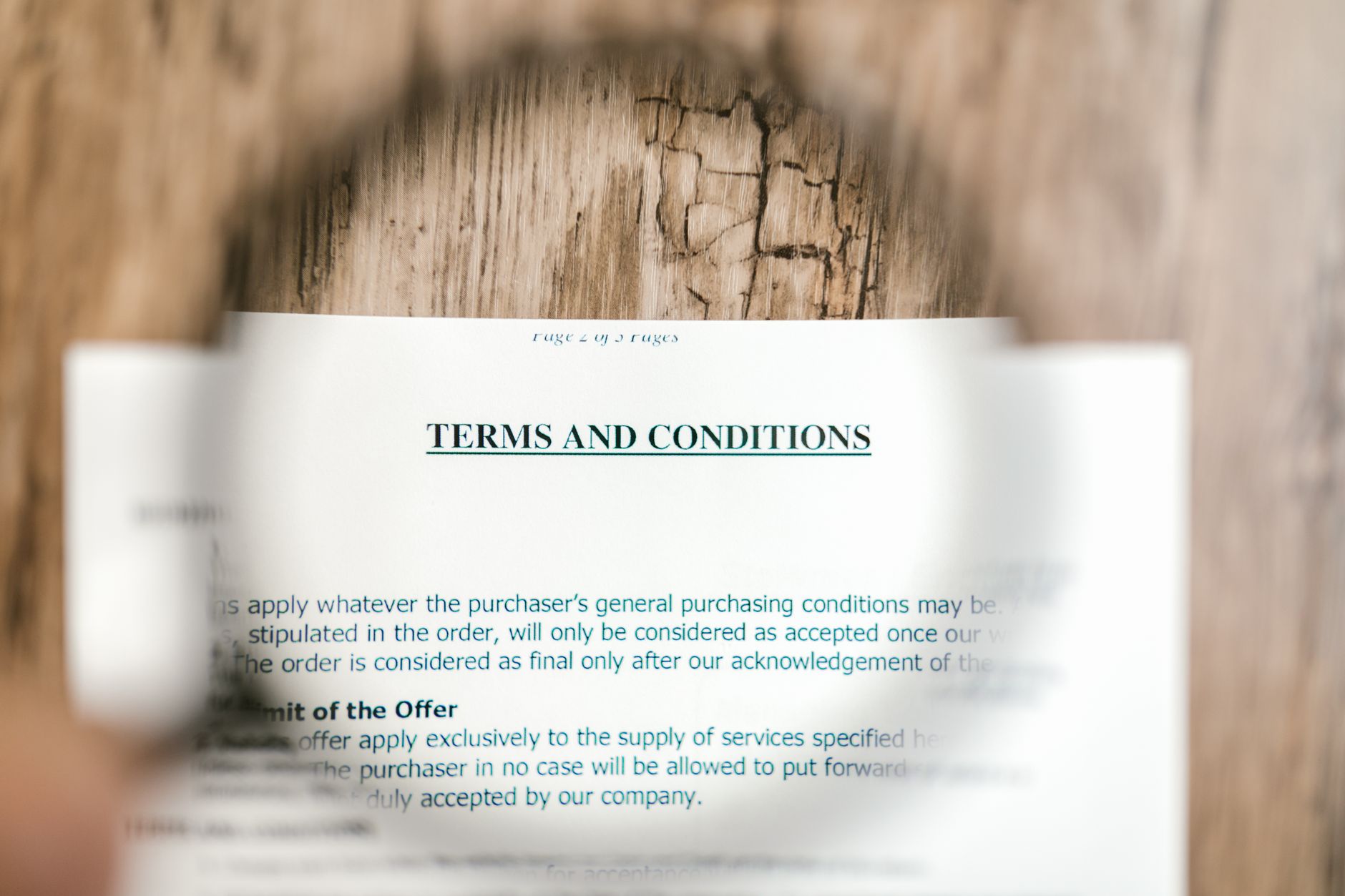 Reading insurance policy fine print carefully