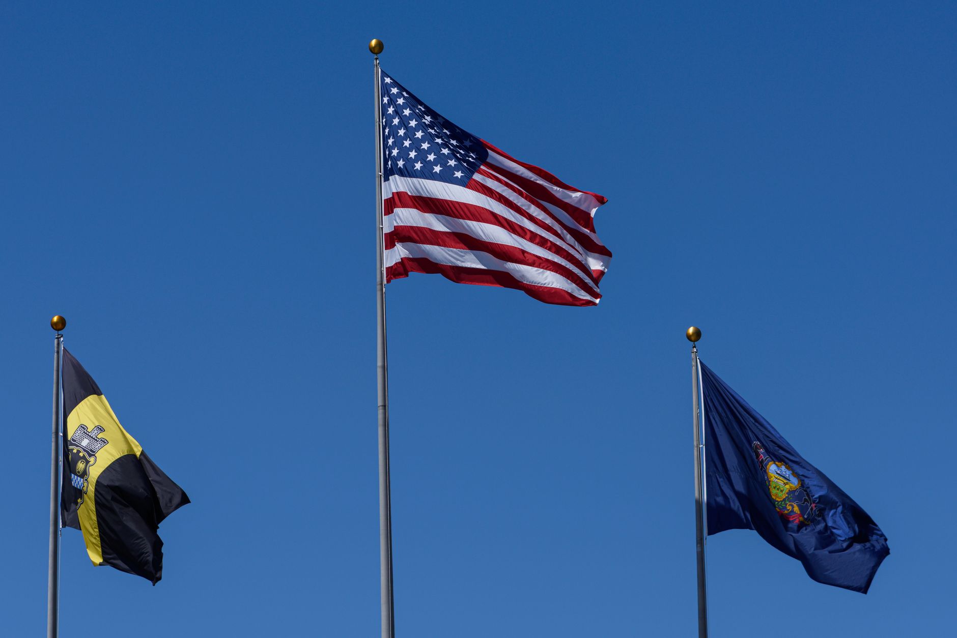 Patriotic flag representing Ohio military retiree benefits