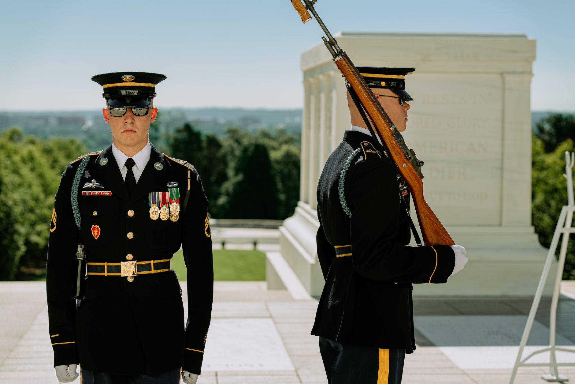 Ohio National Guard soldier in uniform