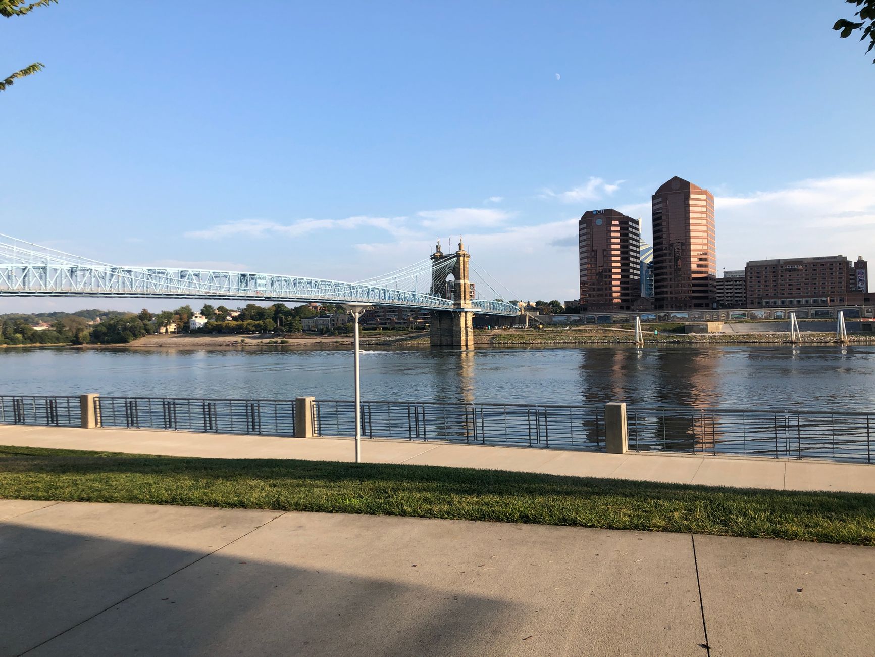 Famous Y Bridge landmark in Zanesville Ohio