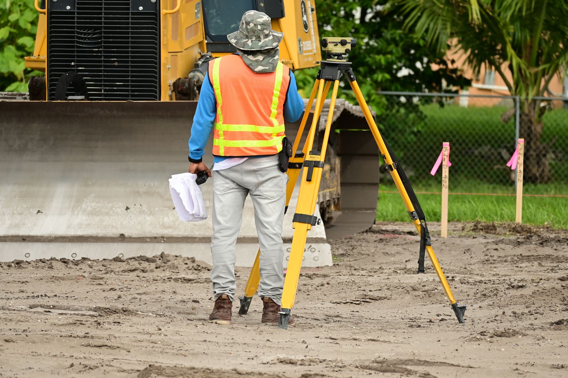 Elevation certificate survey for Ohio flood zone