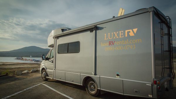 luxury motorhome class a outdoor