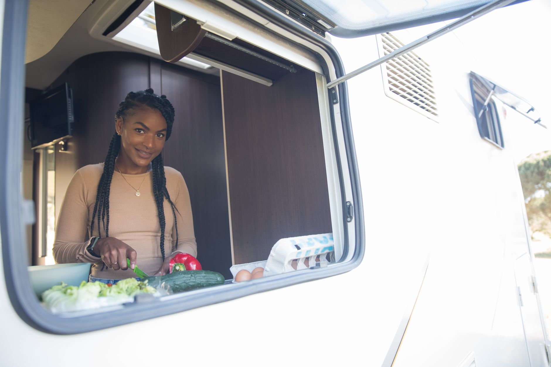 rv kitchen interior living