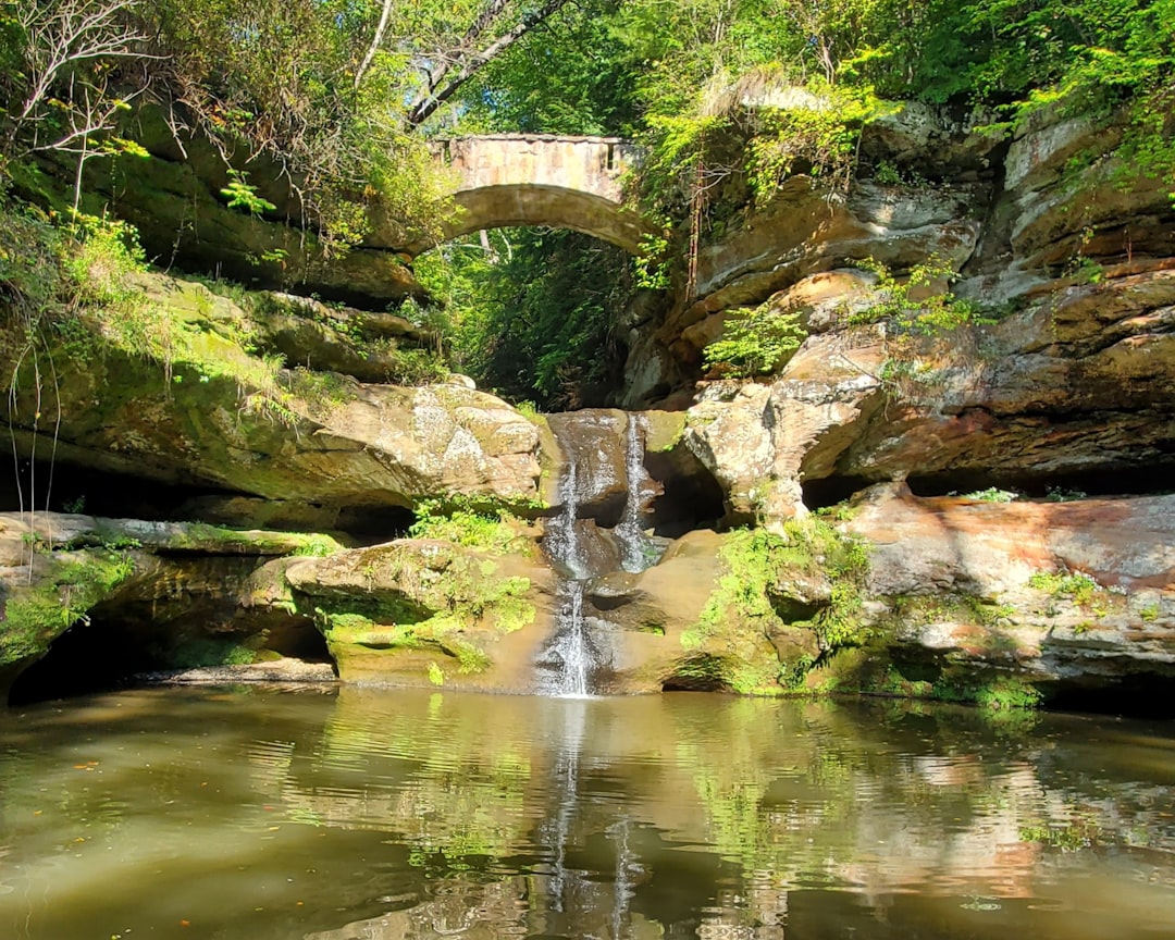 RV motorhome camping at Ohio state park