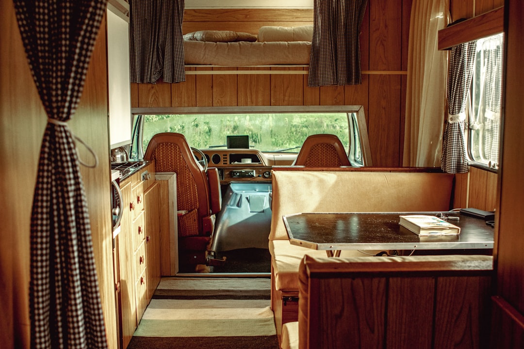 RV motorhome interior living space