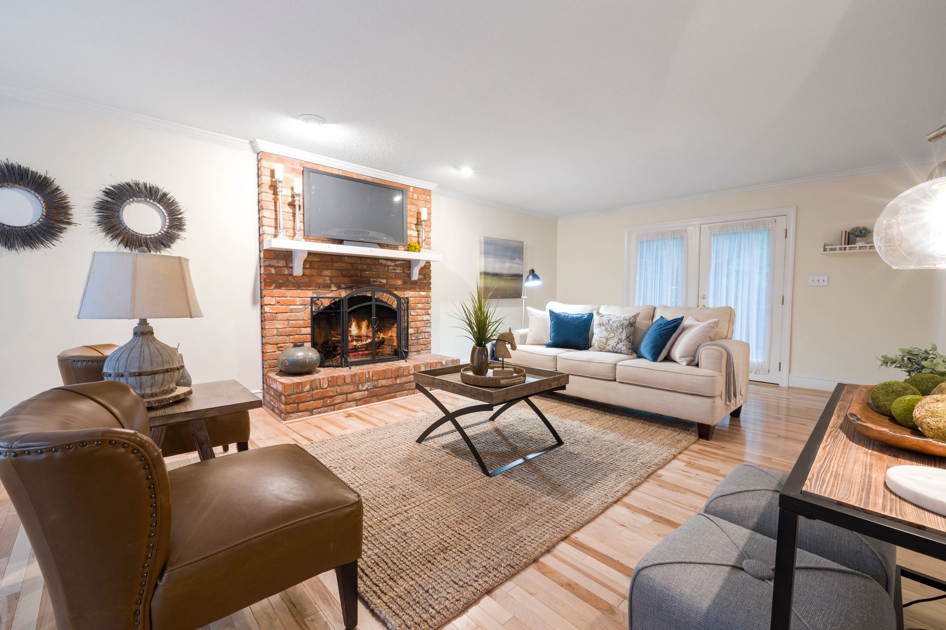 Living room belongings protected by Ohio renters insurance