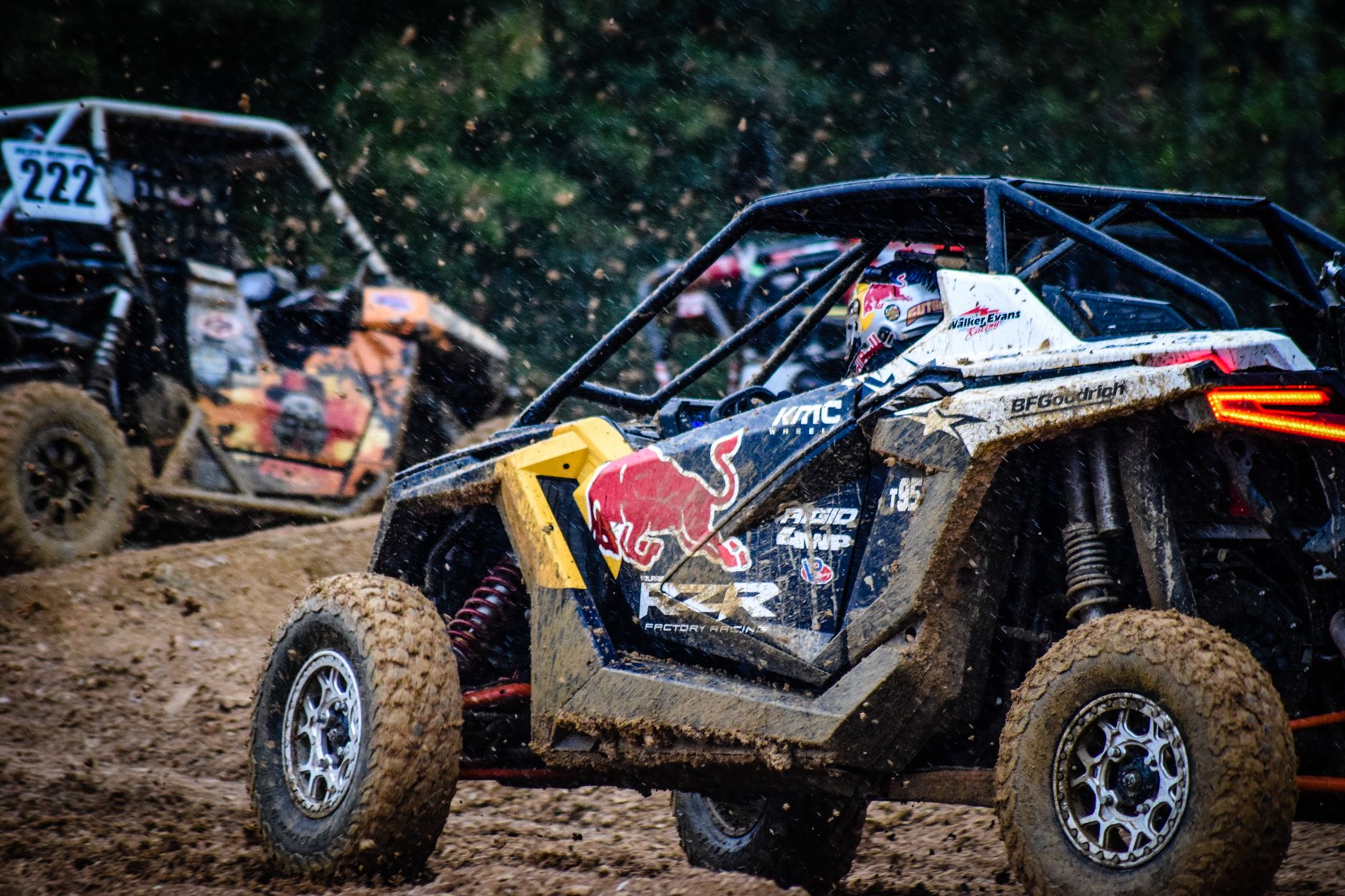 Side-by-side UTV working in Ohio farm field