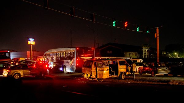 car accident street scene