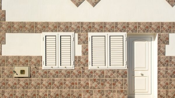 Best address plaque: the front entrance of a house