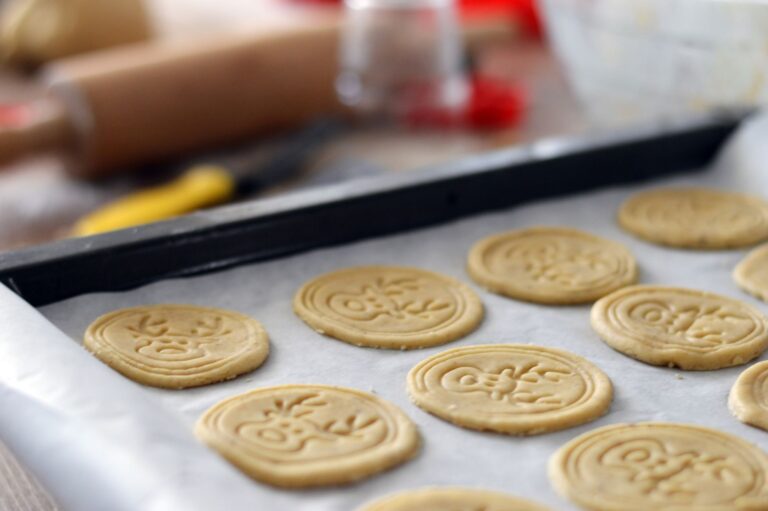 Best baking sheet: cookies on a parchment-lined sheet pan