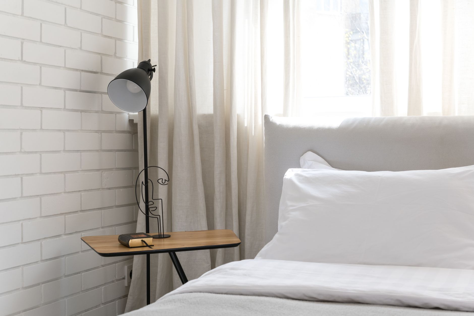 A simple, uncluttered bedroom