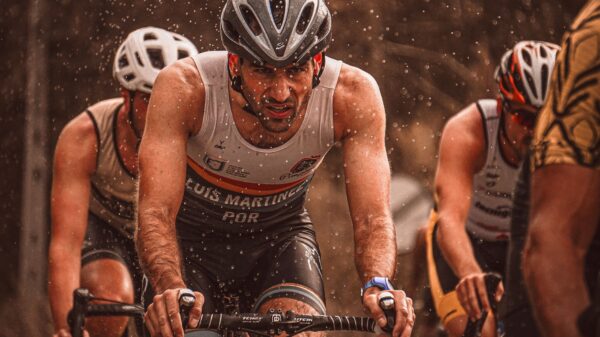 Best bike helmet: a cyclist wearing a helmet