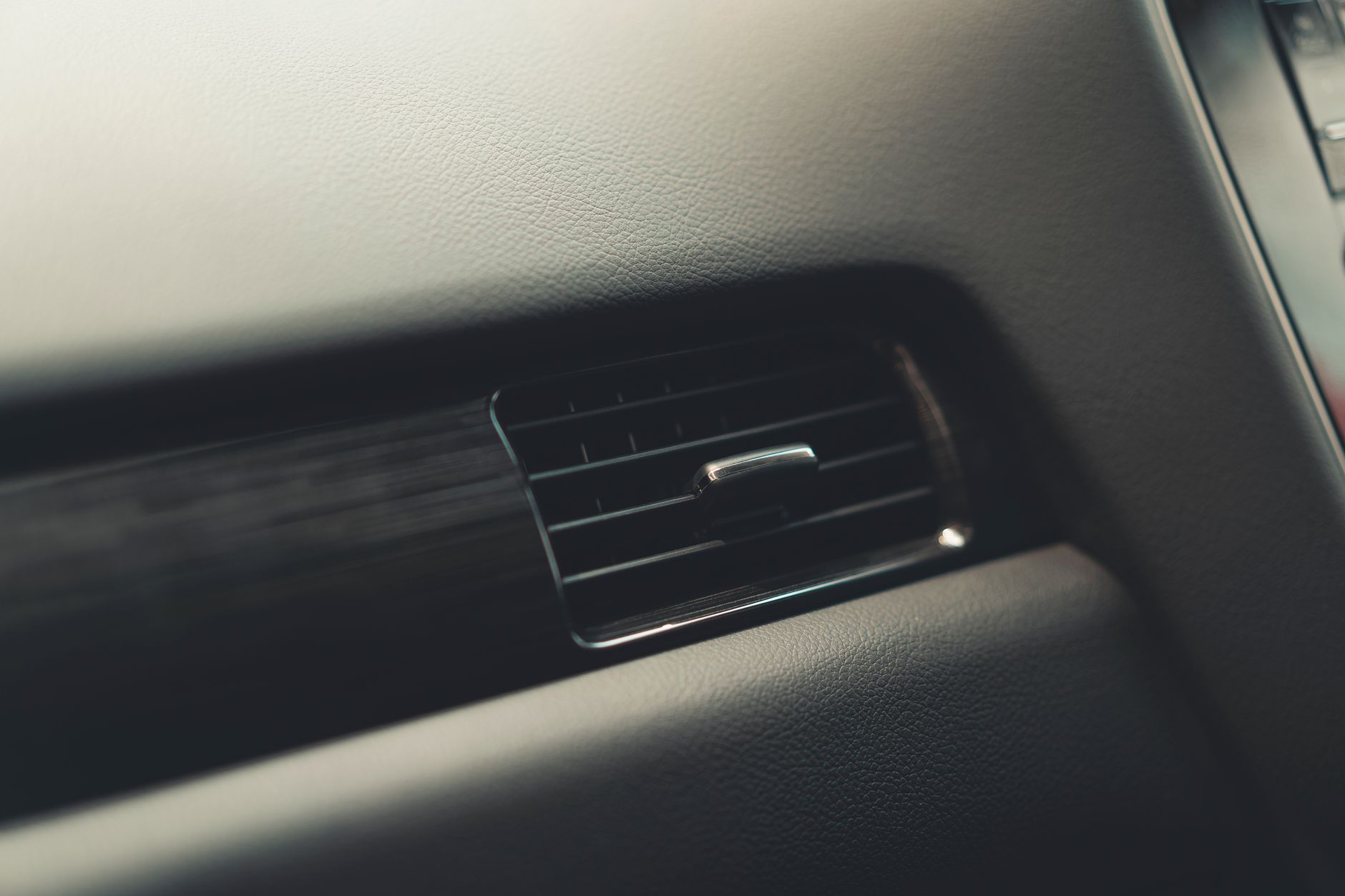 A car dashboard air vent