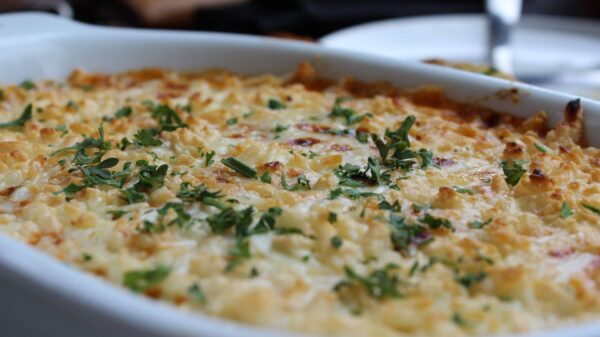 Best casserole dish: a baked casserole fresh from the oven