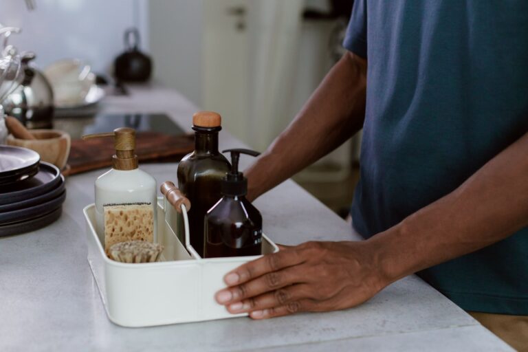 Best charging station: a tidy kitchen counter at home