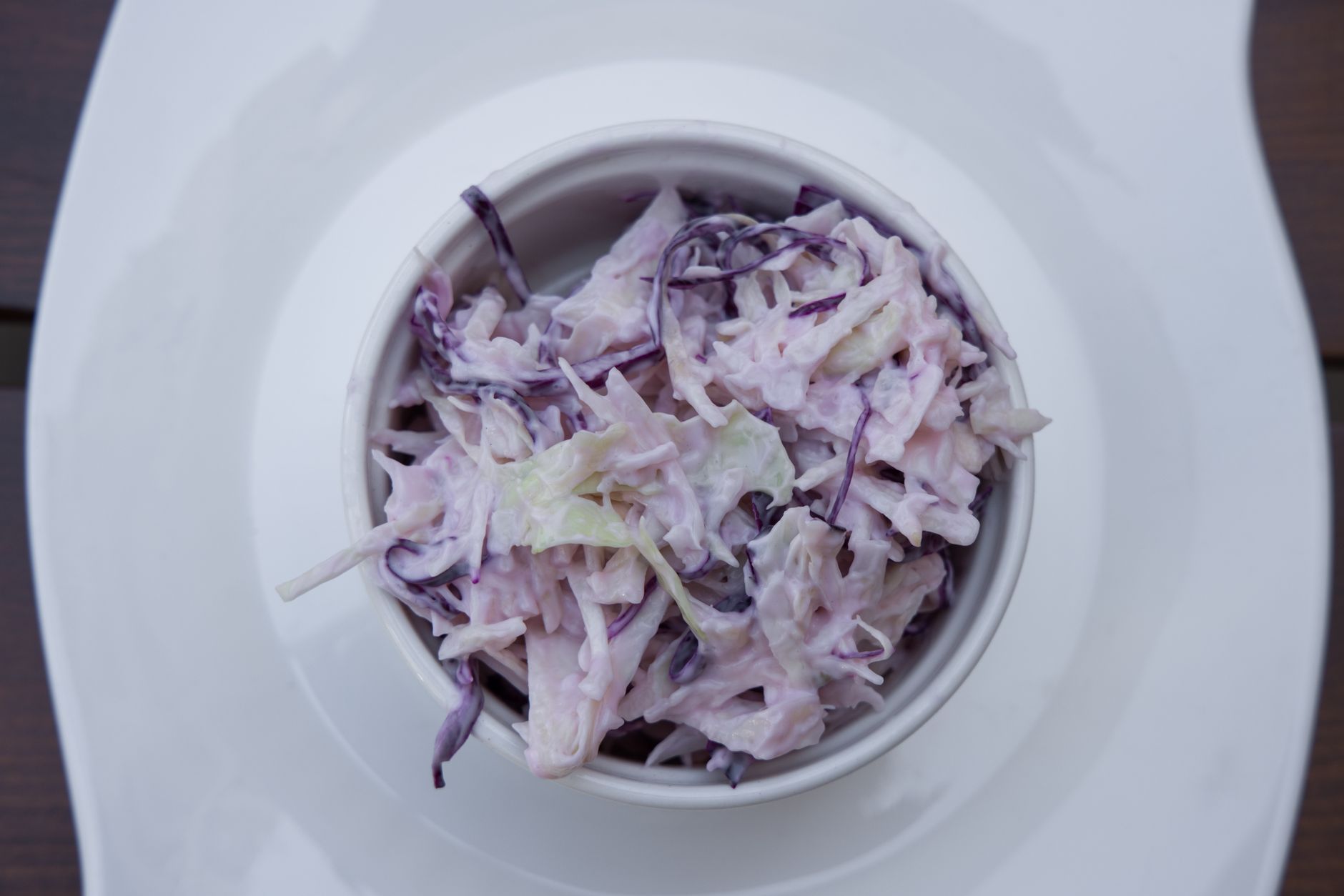 A bowl of shredded vegetables