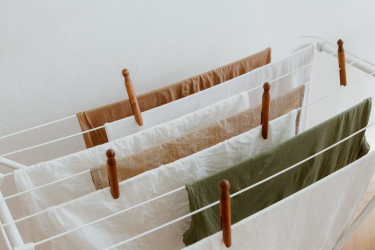 Best clothes drying rack: laundry hanging to air-dry indoors