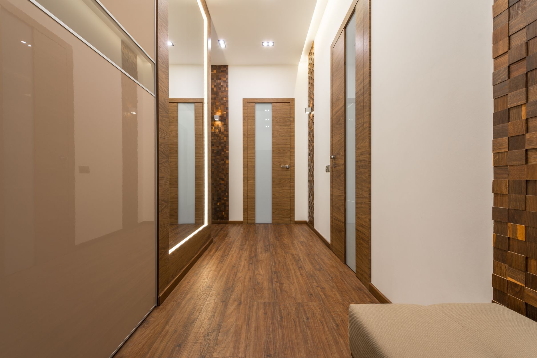 A hallway inside a home