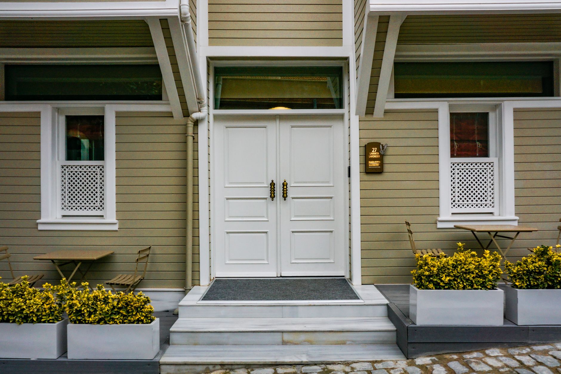 Best door sweep: the bottom of a front door at the threshold