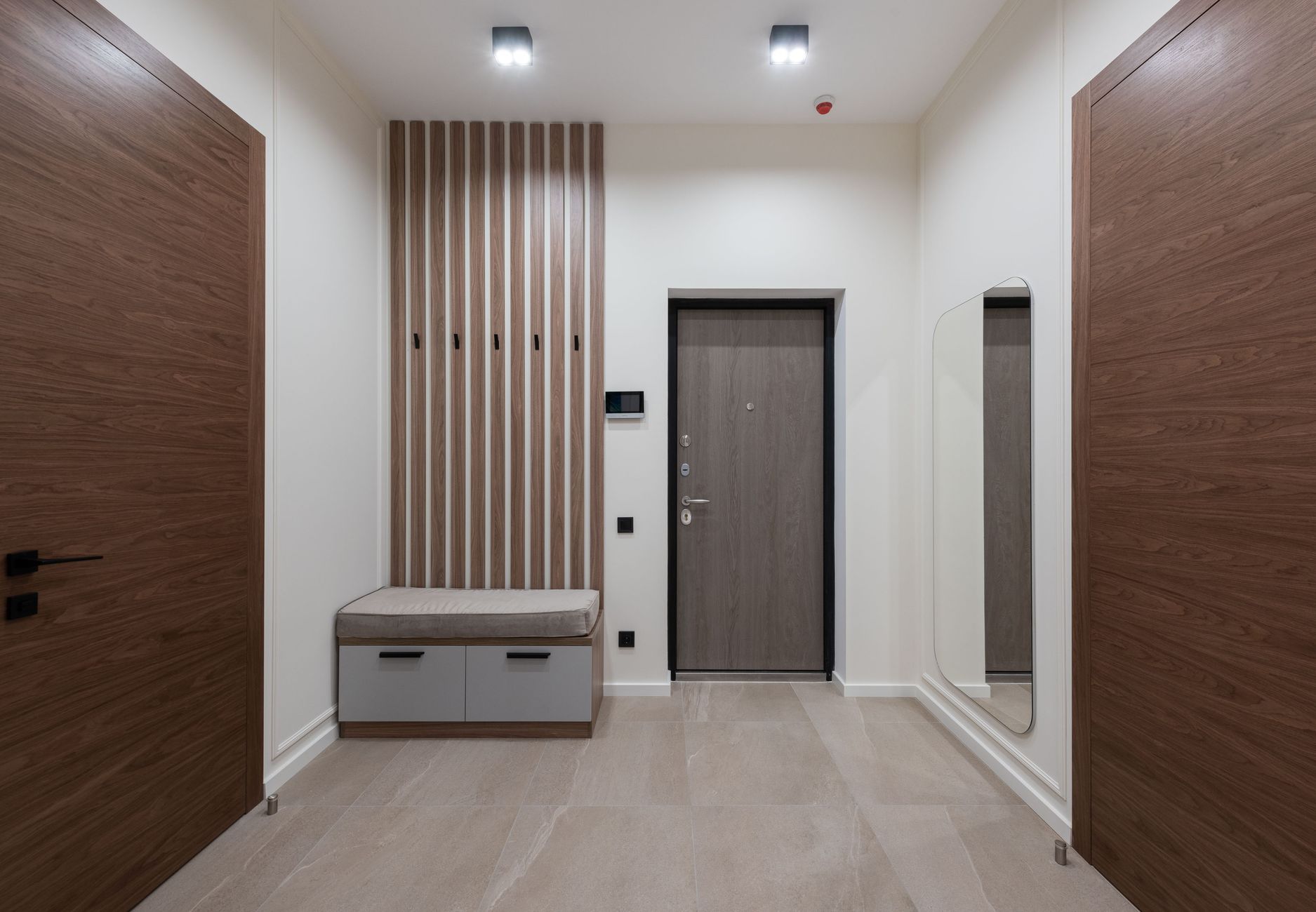A hallway inside a home