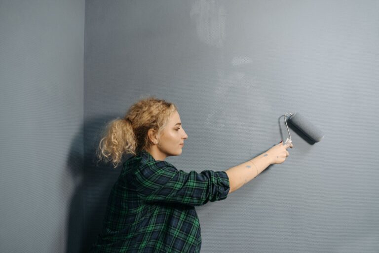 Best drop cloth: a room being prepared for a fresh coat of paint