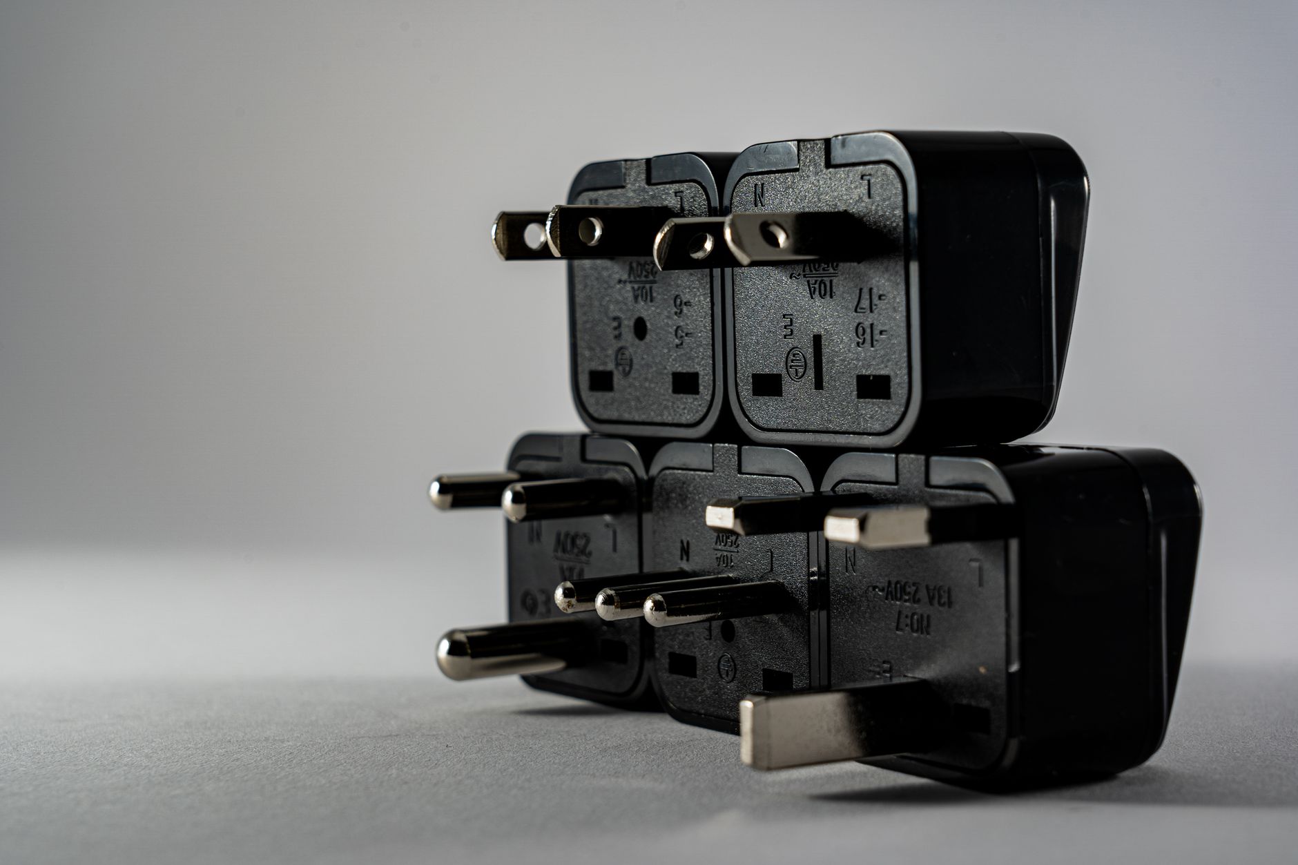 Stacked plug adapters