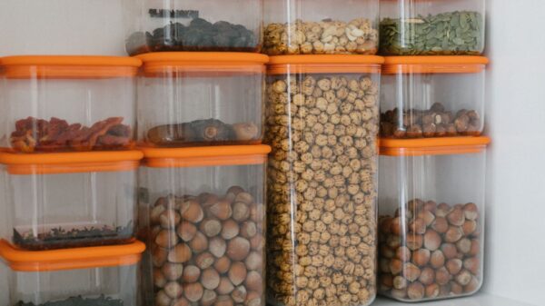Best freezer labels: food stored in clear canisters