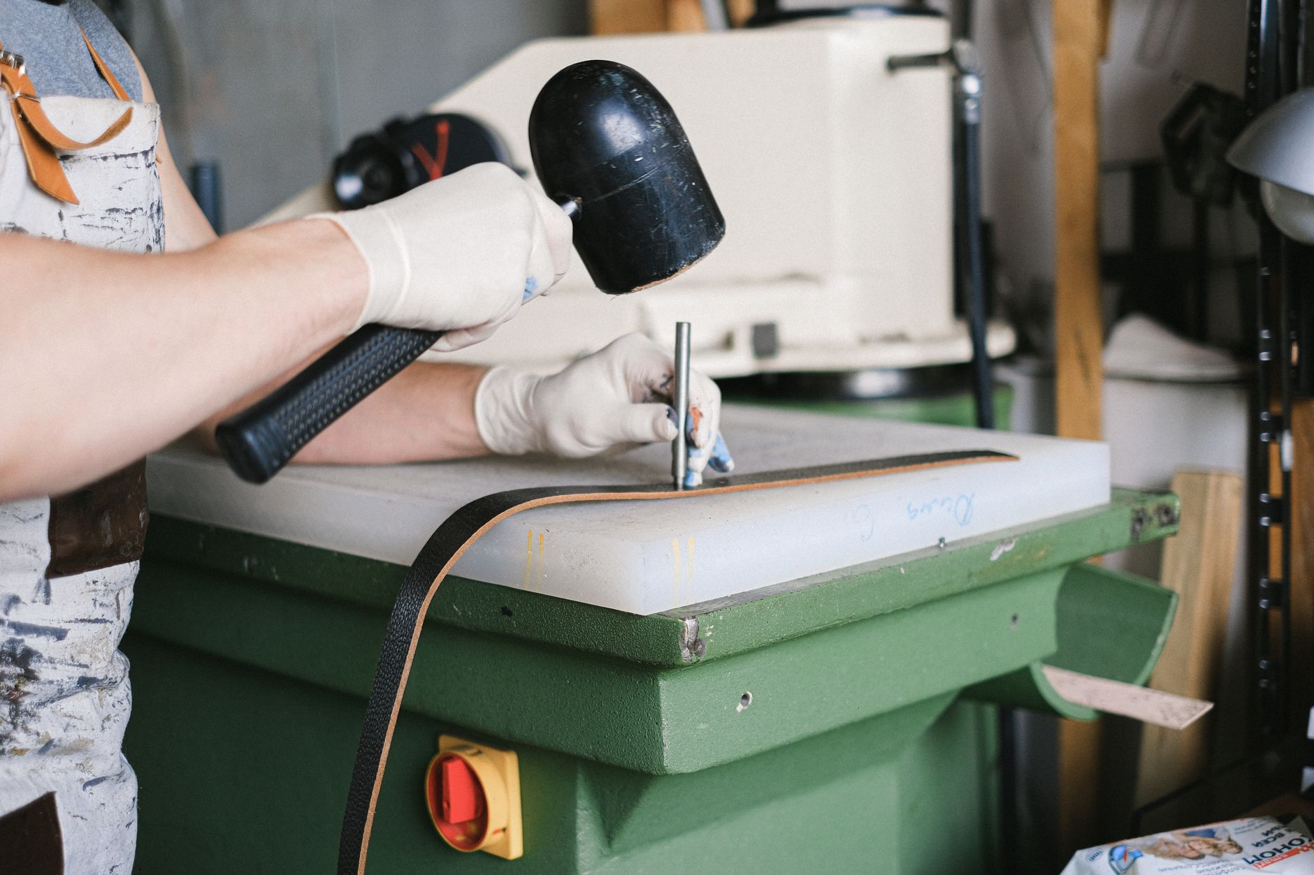 Best hammer: a claw hammer resting on a wooden workbench