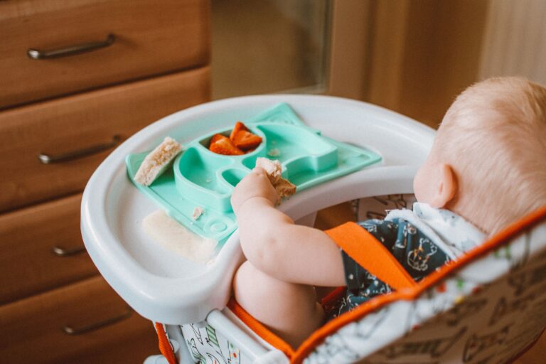 Best high chair: a high chair set up in a home kitchen