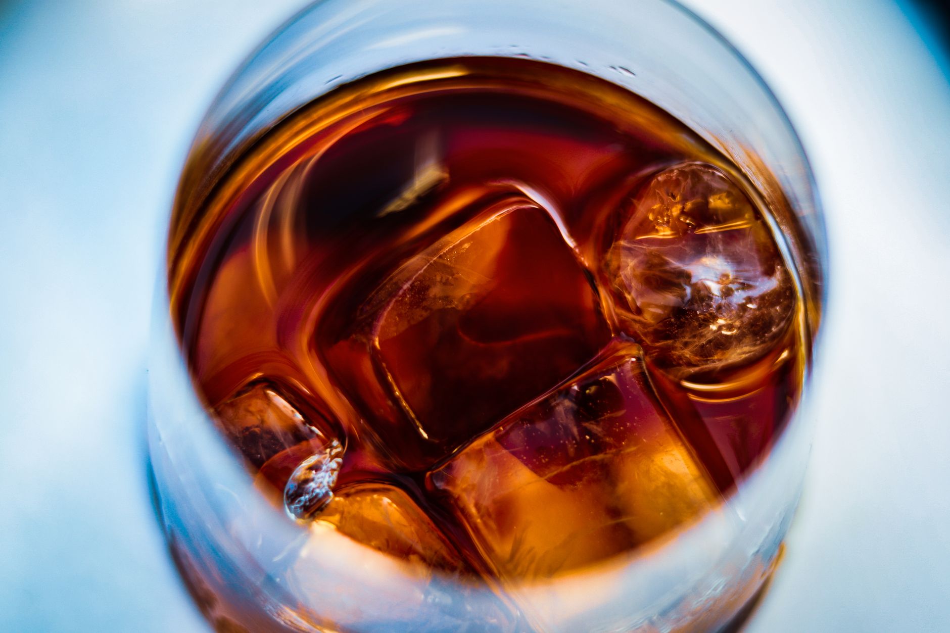 A close-up of fresh ice cubes