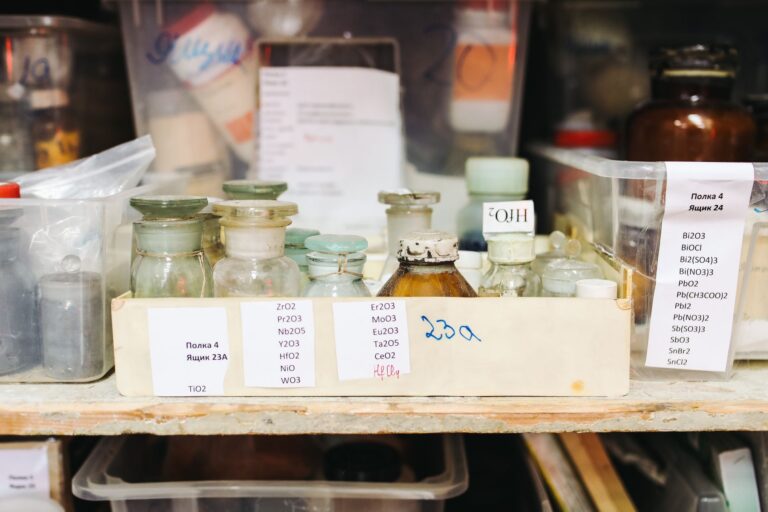 Best label maker: neatly labeled storage containers on a shelf