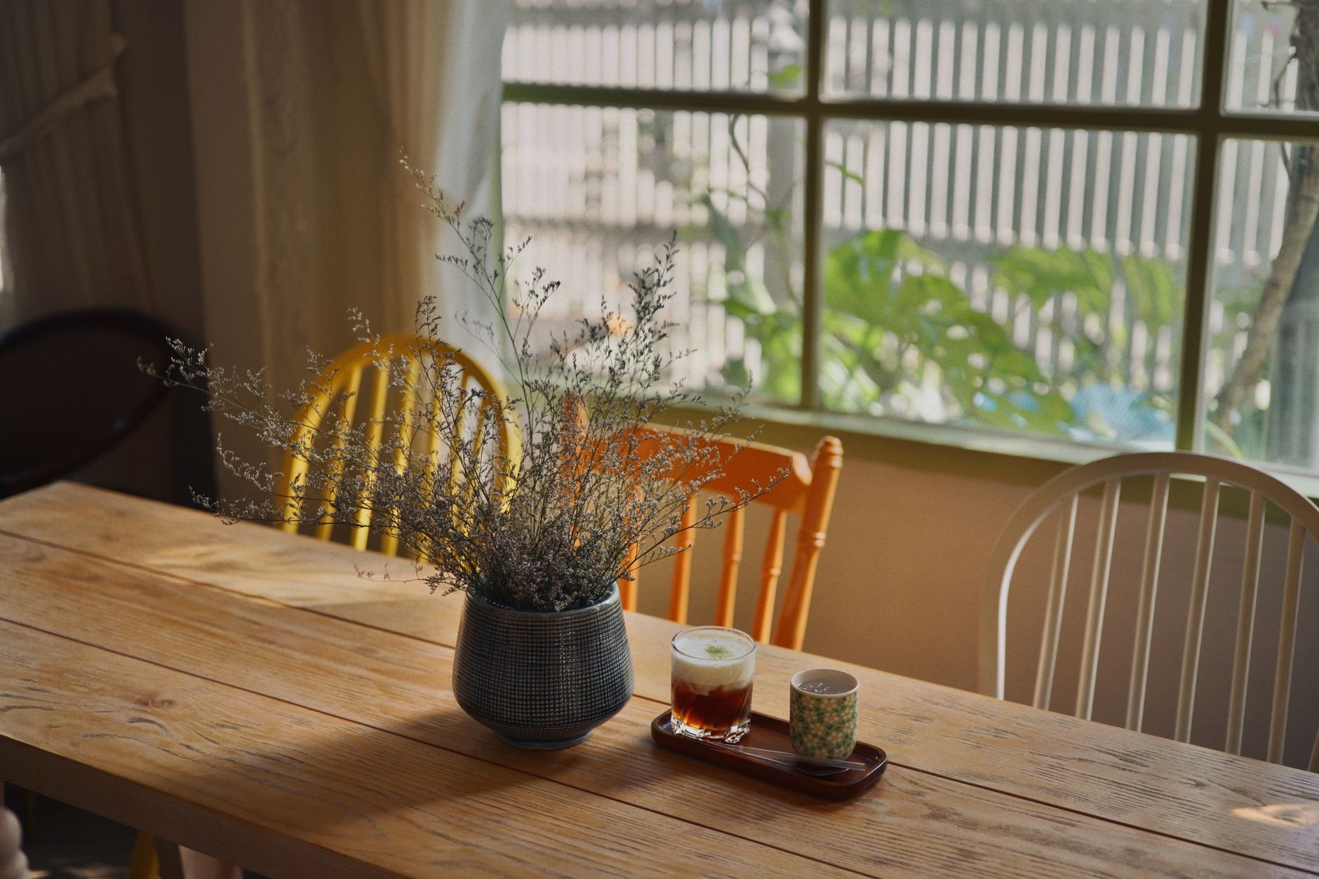 Coffee being made in a home kitchen