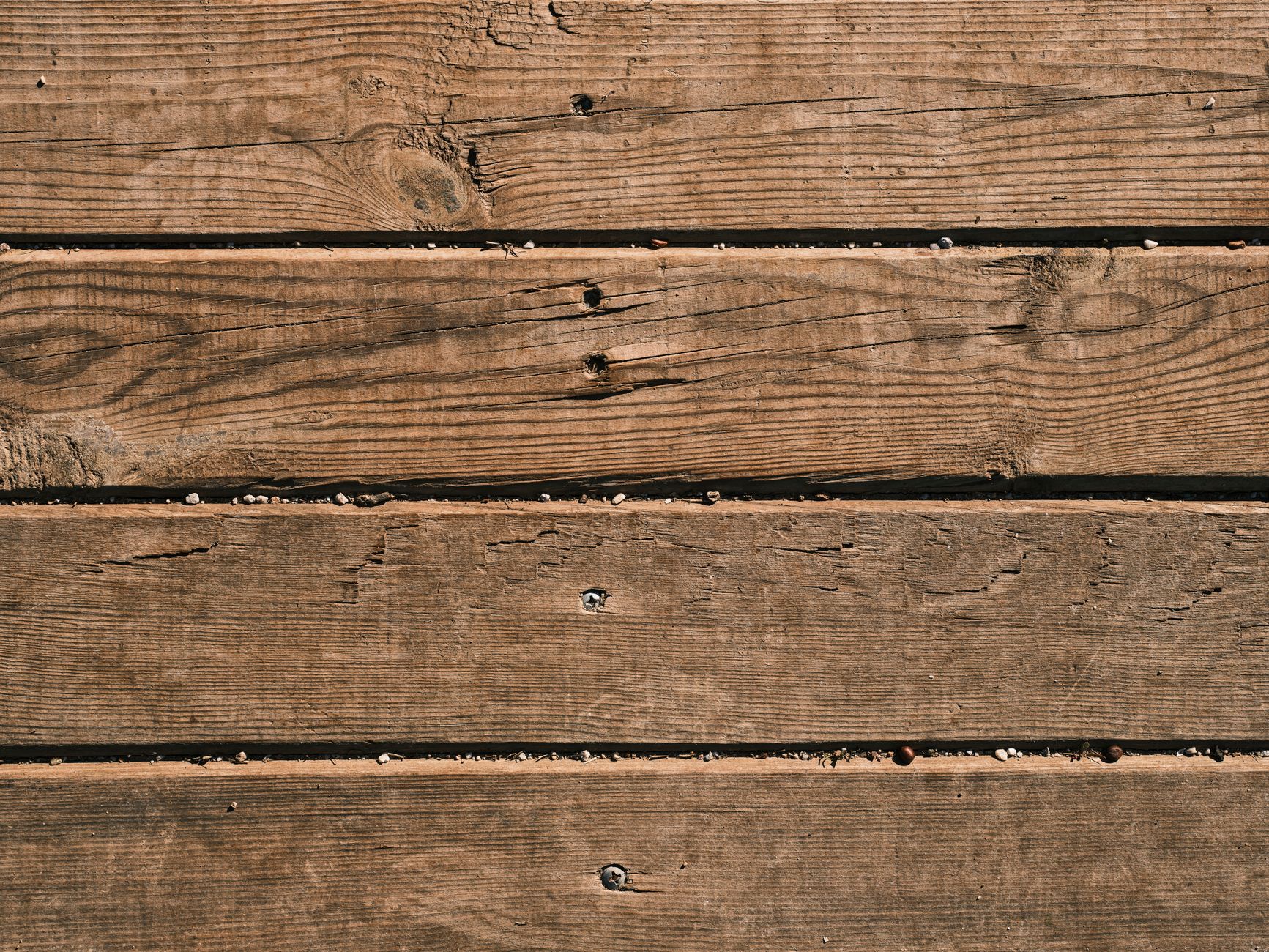 Weathered wooden boards