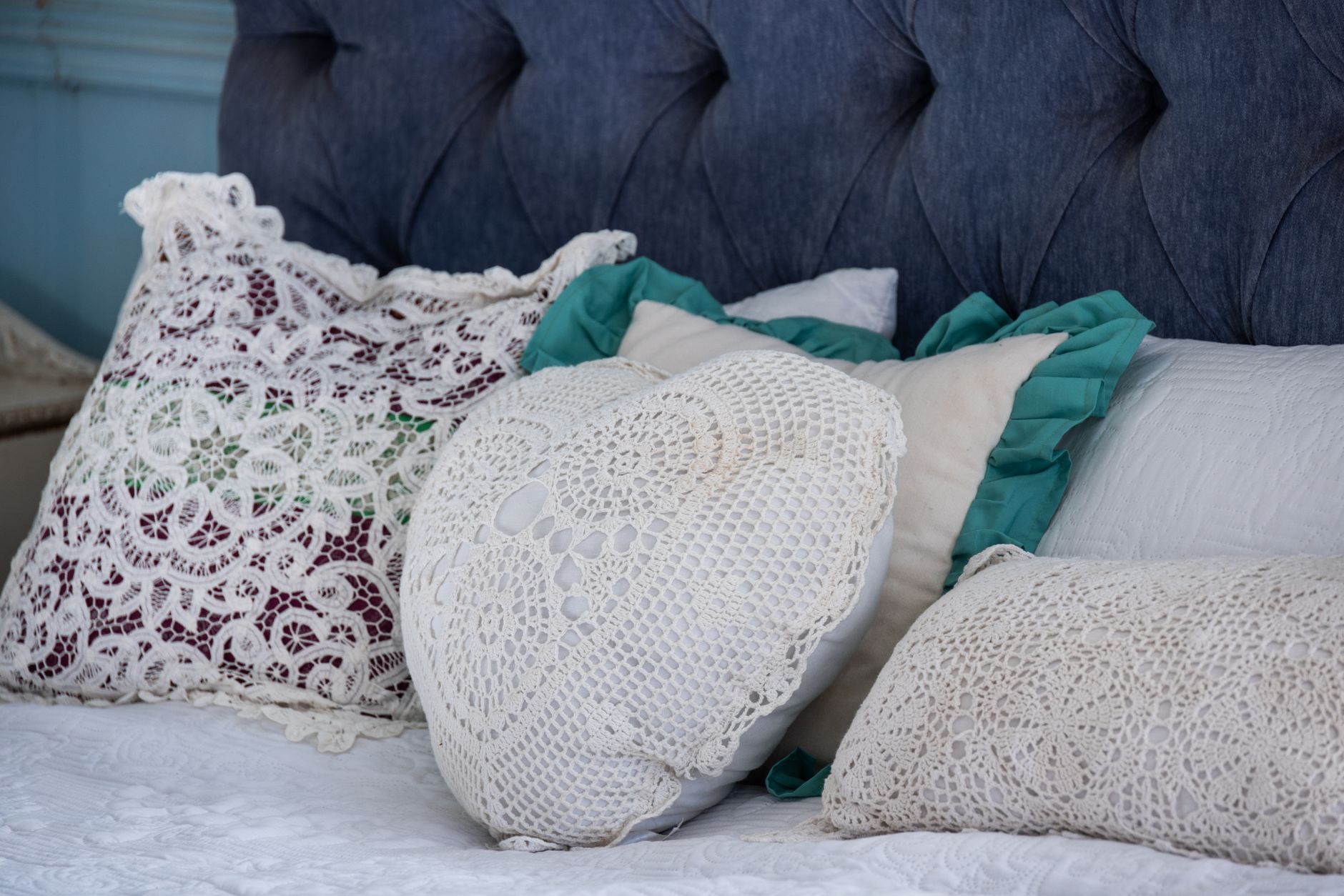 Best pillowcases: soft pillows in fresh cases on a made bed
