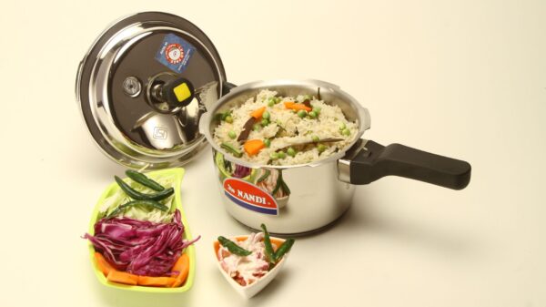 Best pressure cooker: a pressure cooker on a kitchen counter
