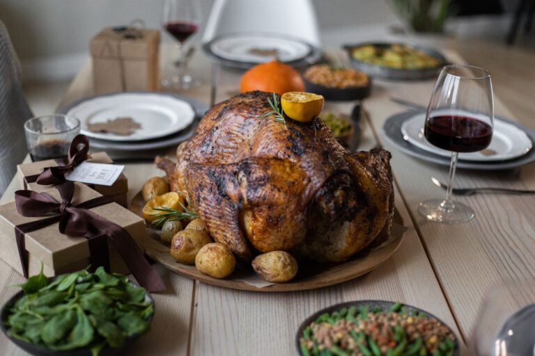 Best roasting pan: a roast turkey ready for a holiday dinner