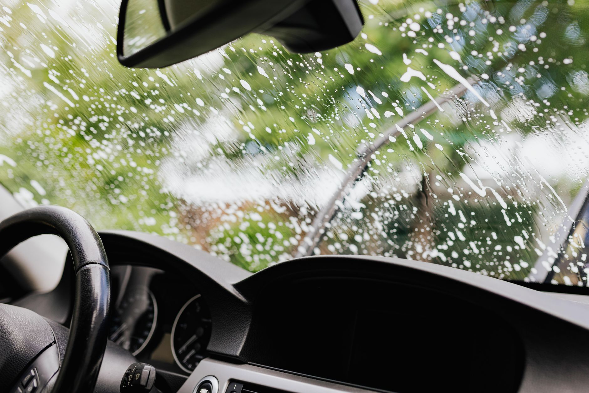 A clean, uncluttered car interior