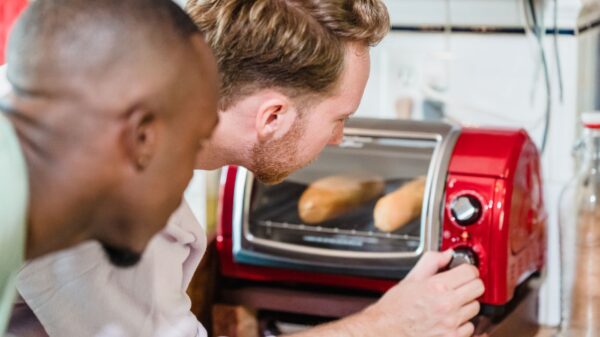 Best toaster oven: a countertop oven on a home kitchen counter