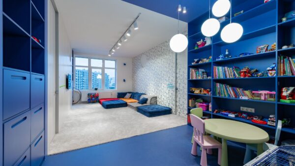 Best toy storage: shelves and bins in a tidy kids playroom