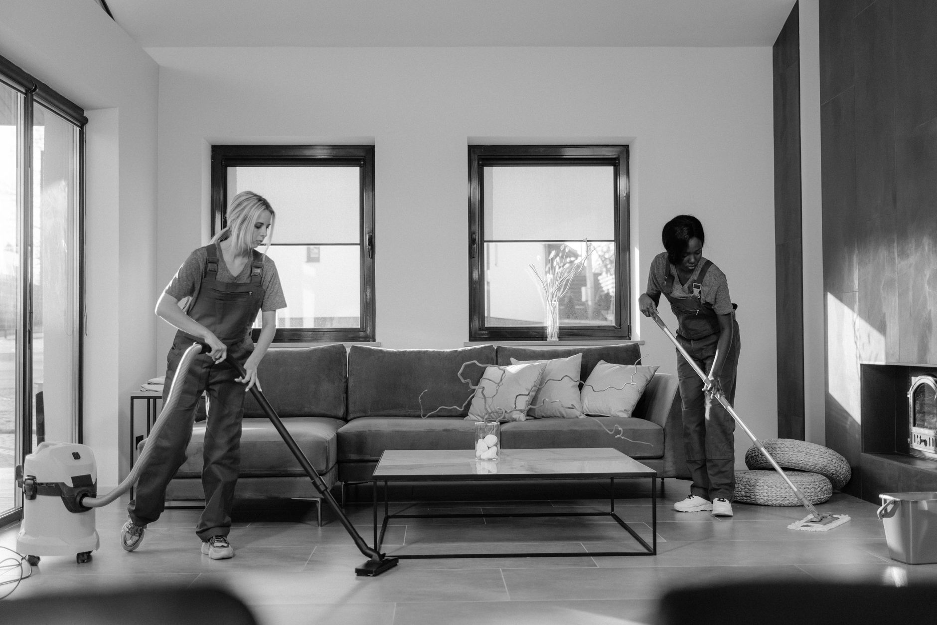Best vacuum cleaner: vacuuming the floor of a home living room