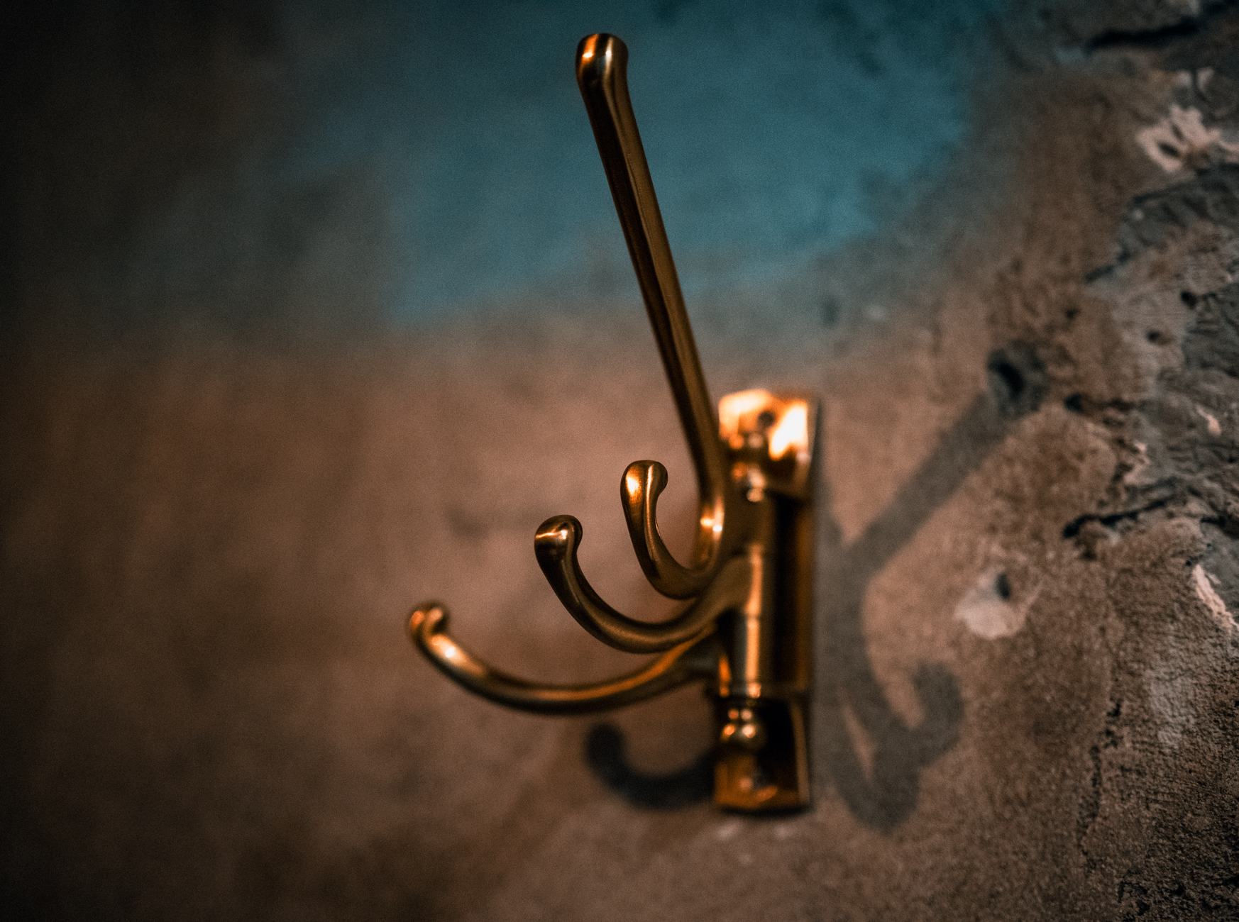 Best adhesive wall hooks: coats and bags hanging on a wall