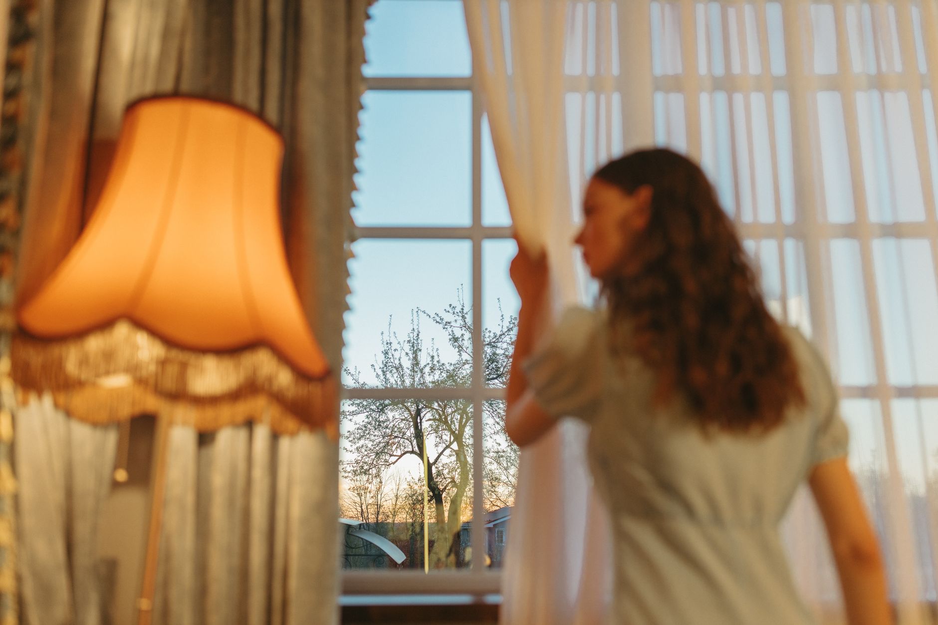 An open window letting fresh air into a room