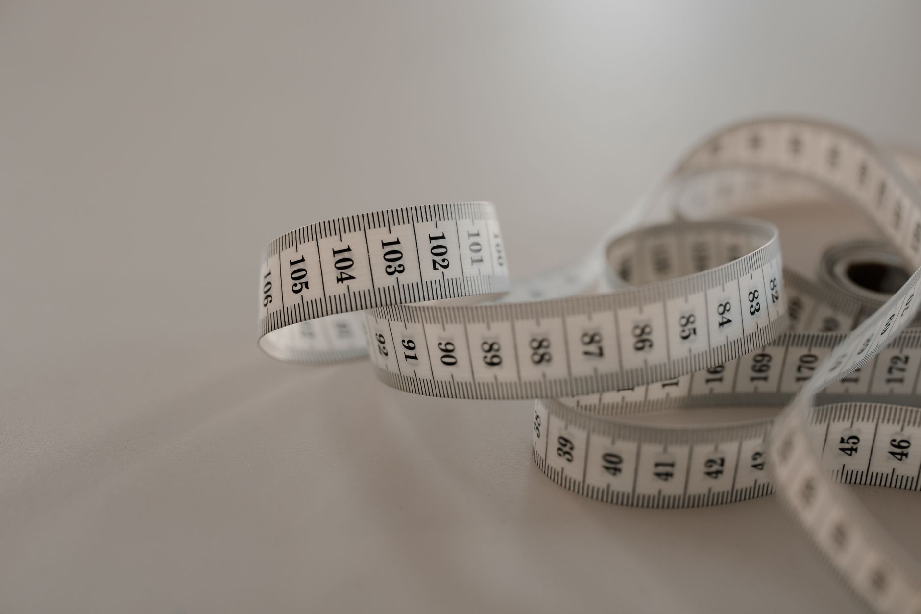A tape measure